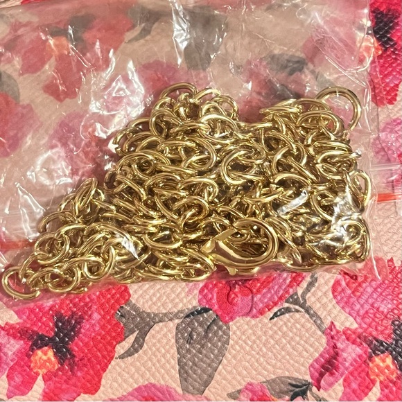 🆕- Anthropologie Celandine- Pink Floral Sunglasses  Slip Case with Chain. NWT - Picture 7 of 8